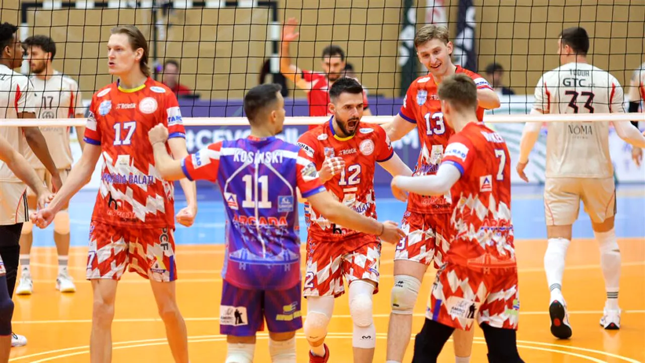 Arcada Galați învinge pe Benfica Lisabona, în prima manșă a 16-imilor de finală din Challenge Cup