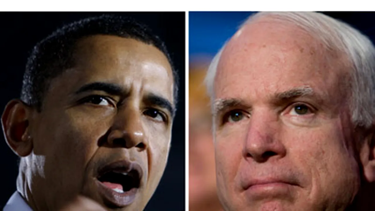 Obama are un avans faţă de McCain în mai multe state-cheie