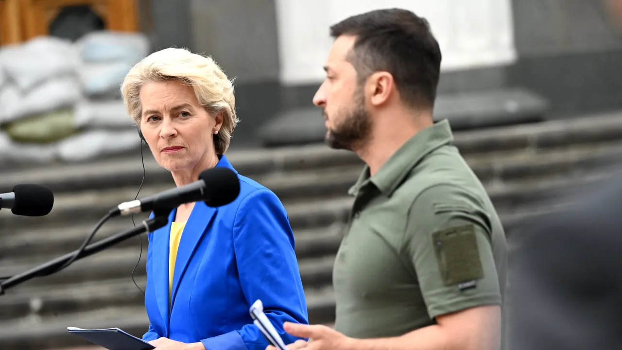 Ursula von der Leyen, la Kiev: Ucraina face progrese în vederea aderării la UE