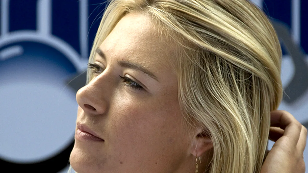Maria Şarapova a revenit pe terenul de tenis pentru un eveniment caritabil în Las Vegas pentru prima dată după ce a fost depistată pozitiv 