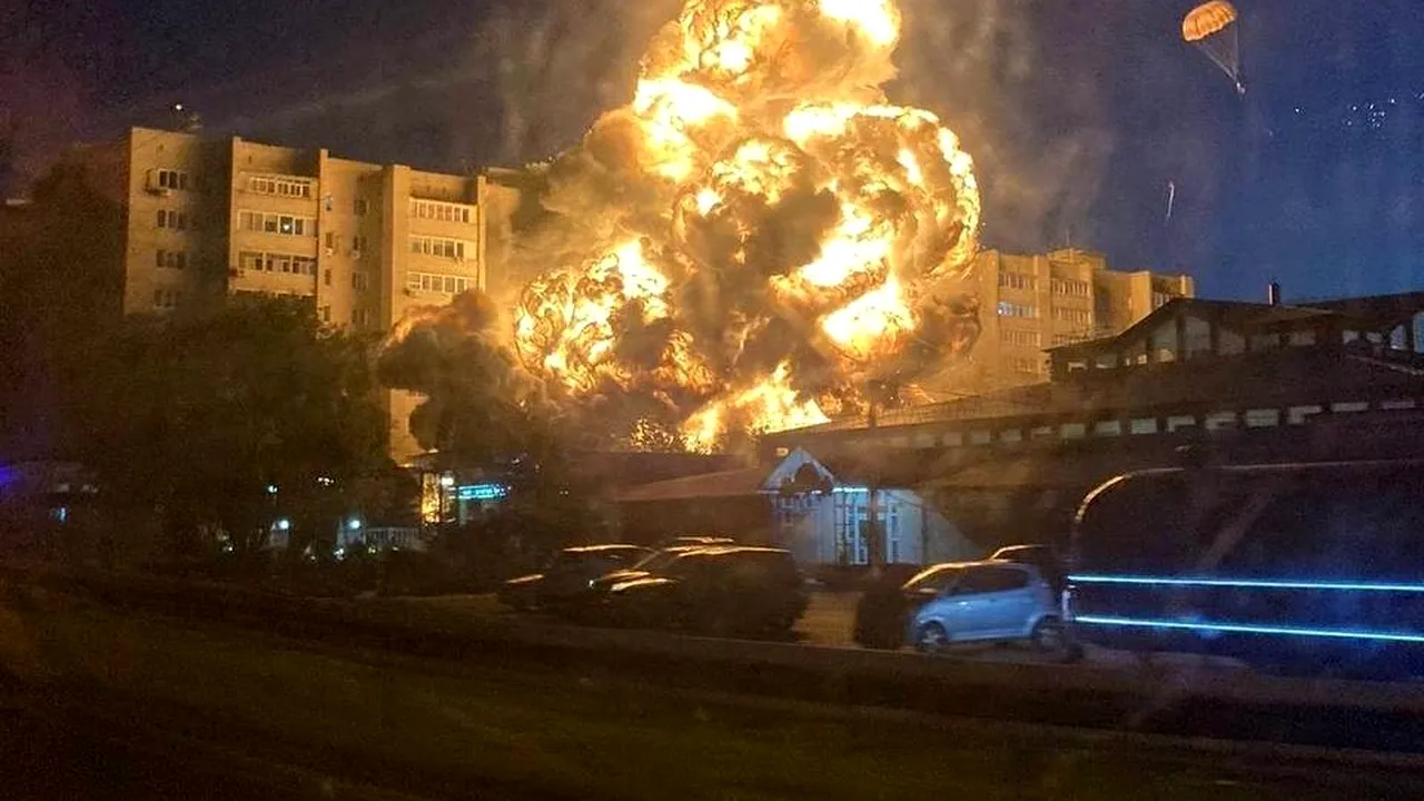 Un avion militar s-a prăbuşit peste o clădire rezidenţială din oraşul Eisk, în sudul Rusiei. Putin a fost informat despre accident