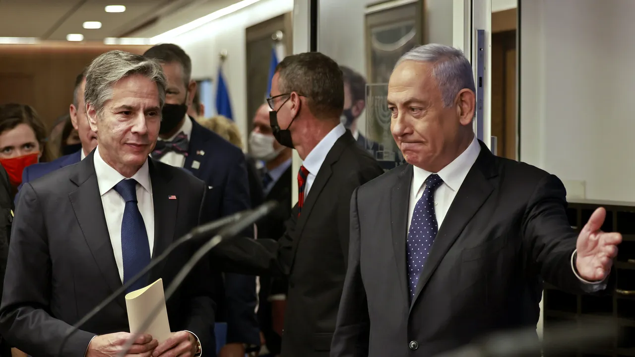 Blinken şi Netanyahu s-au adăpostit într-un buncăr din Tel Aviv