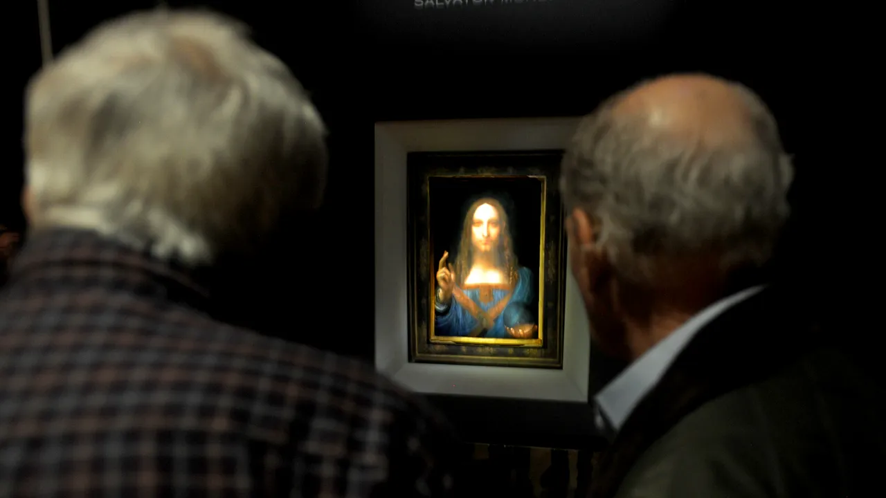 Cel mai scump tablou din lume, creaţie a lui Leonardo da Vinci, expus la nou inauguratul MUZEU Luvru Abu Dhabi