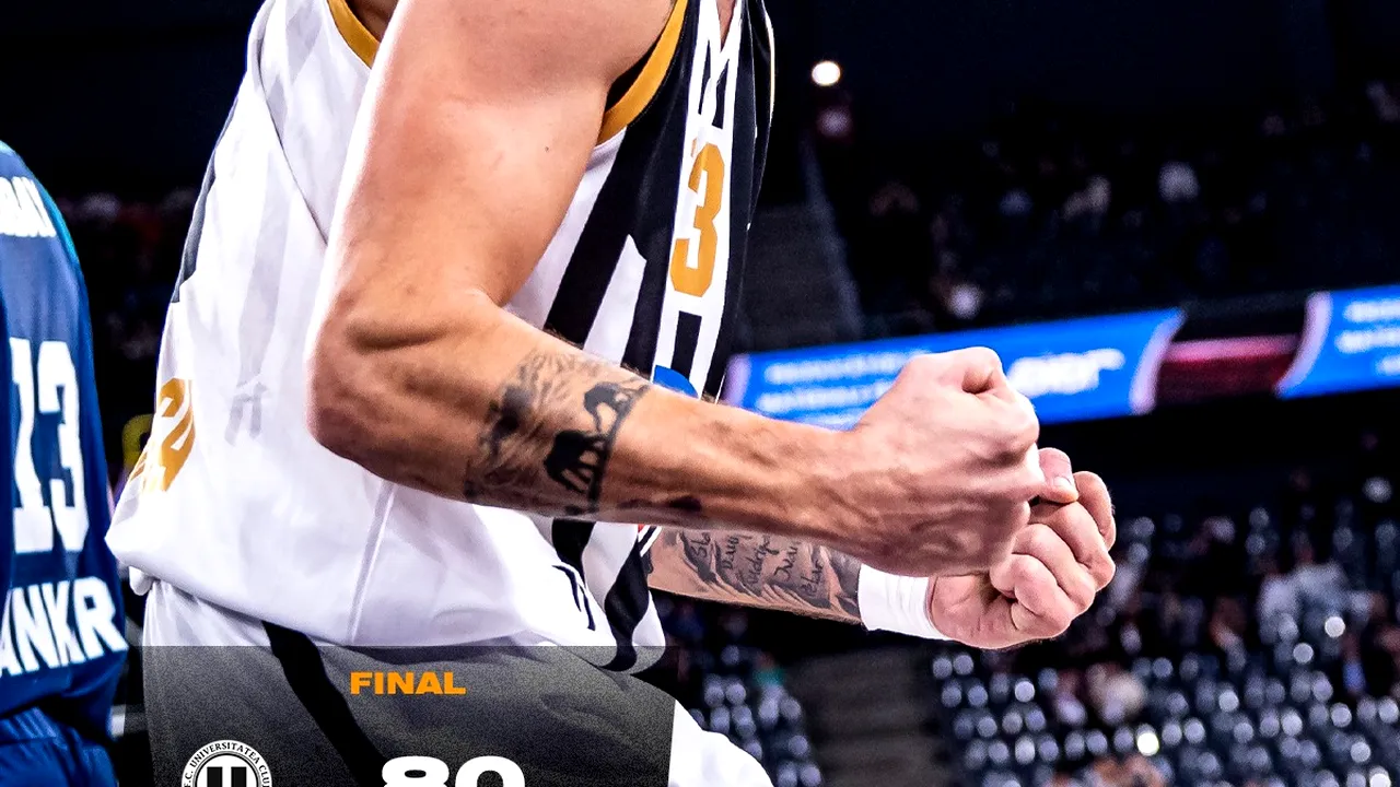 UBT Cluj, victorie în primul meci din BKT EuroCup