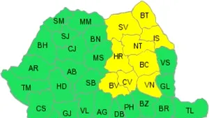 Snow, Blizzard Expected In Northern, Eastern Romania Thursday