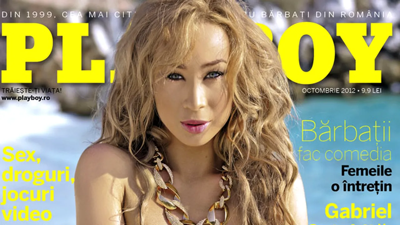 Xonia, pe coperta revistei Playboy din octombrie