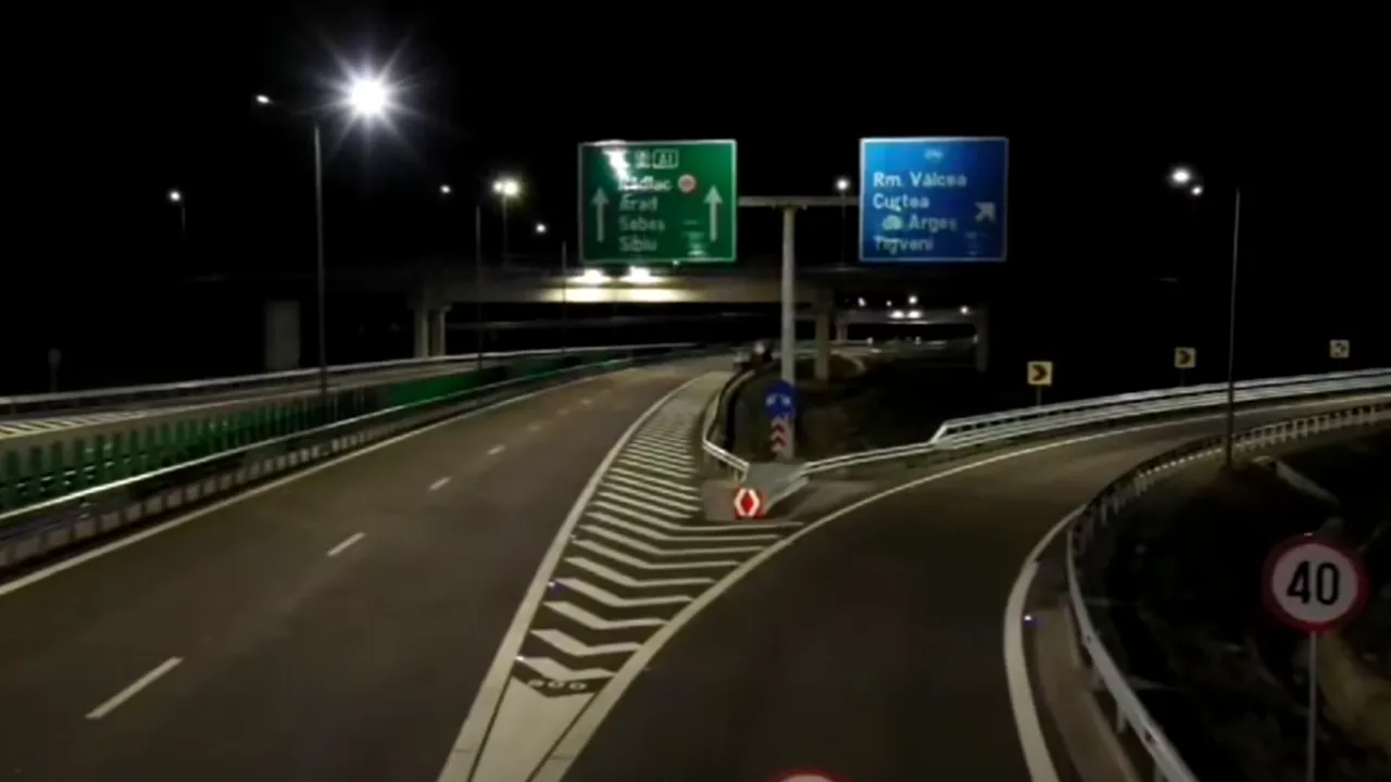 Premieră pe Autostrada Sibiu–Pitești. Tunelul cu peste 2.500 de senzori intră în teste înainte de deschidere