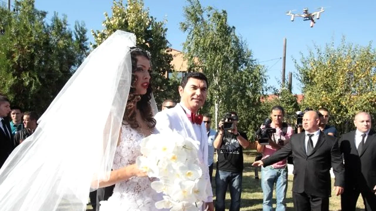 Borcea şi Alina Vidican s-au căsătorit religios - VIDEO, FOTO