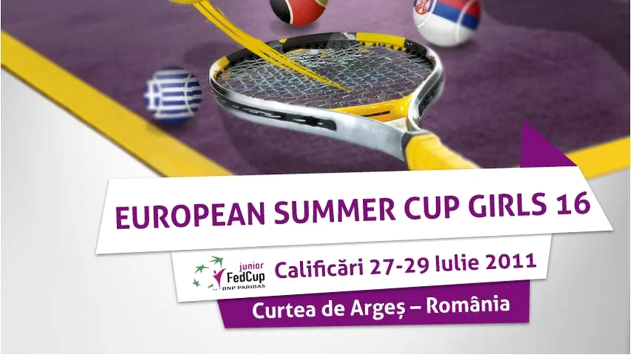 Turneu European de tenis pentru Junioare, organizat la Curtea de Argeş