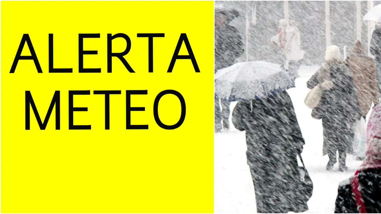 Alertă meteo de ninsori şi vânt puternic la munte. Va ninge slab şi în nord-vestul şi centrul ţării