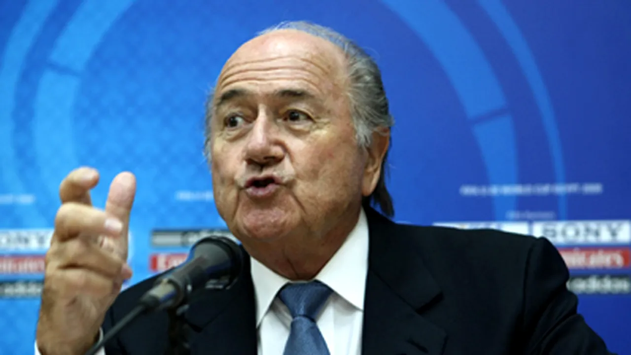 Sepp Blatter, fost preşedinte FIFA: Tragerile la sorţi pot fi influenţate. Bilele pot fi însemnate, pot fi calde sau reci