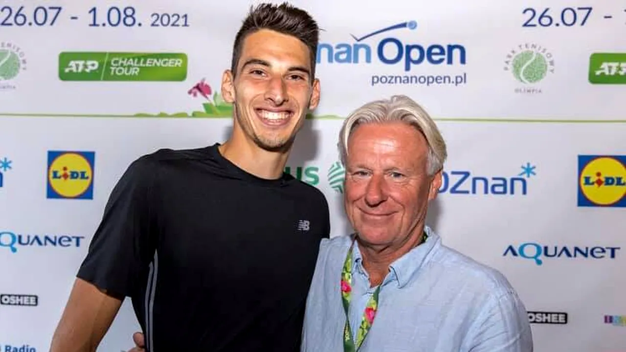 Tenis: Marele Bjorn Borg l-a felicitat pe românul Victor Cornea
