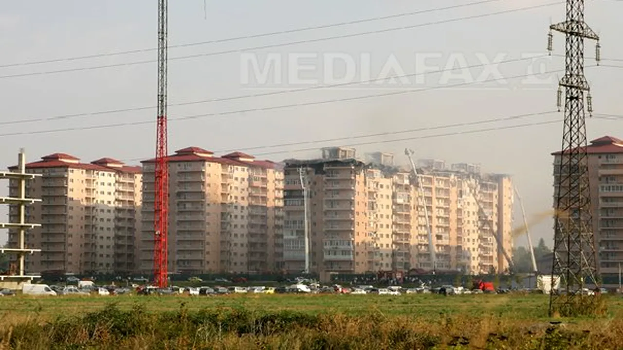 INCENDIU CONFORT CITY: Dezvoltatorul pune la dispoziţia locatarilor afectaţi apartamente vacante