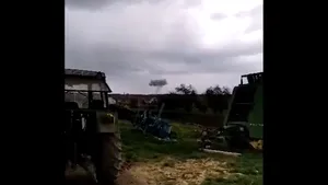 Prabuşirea MiG-ului 21 Lancer filmată de un localnic. IMAGINI amator