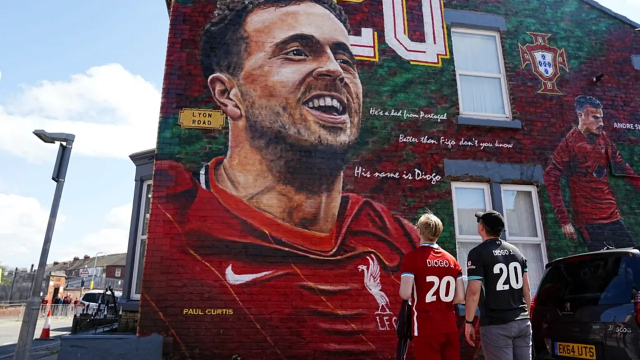 Memorial permanent la Anfield în memoria lui Diogo Jota și a fratelui său, prezentat de Liverpool FC