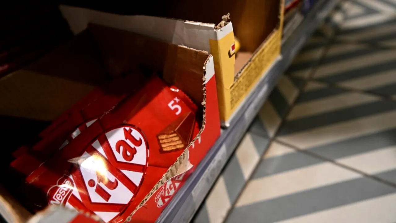 Jaf „dulce”: 12 tone de batoane KitKat, furate în Europa. Camionul în care se aflau nu a mai ajuns la destinație în Polonia