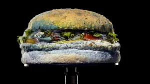 Cum încearcă Burger King să atragă mai mulţi consumatori: Noul Whopper, o mizerie verde-albăstruie - VIDEO