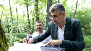 Ciolacu, în Pădurea Baloteşti: Poluarea nu-i de stânga sau de dreapta, poluarea ne priveşte pe toţi