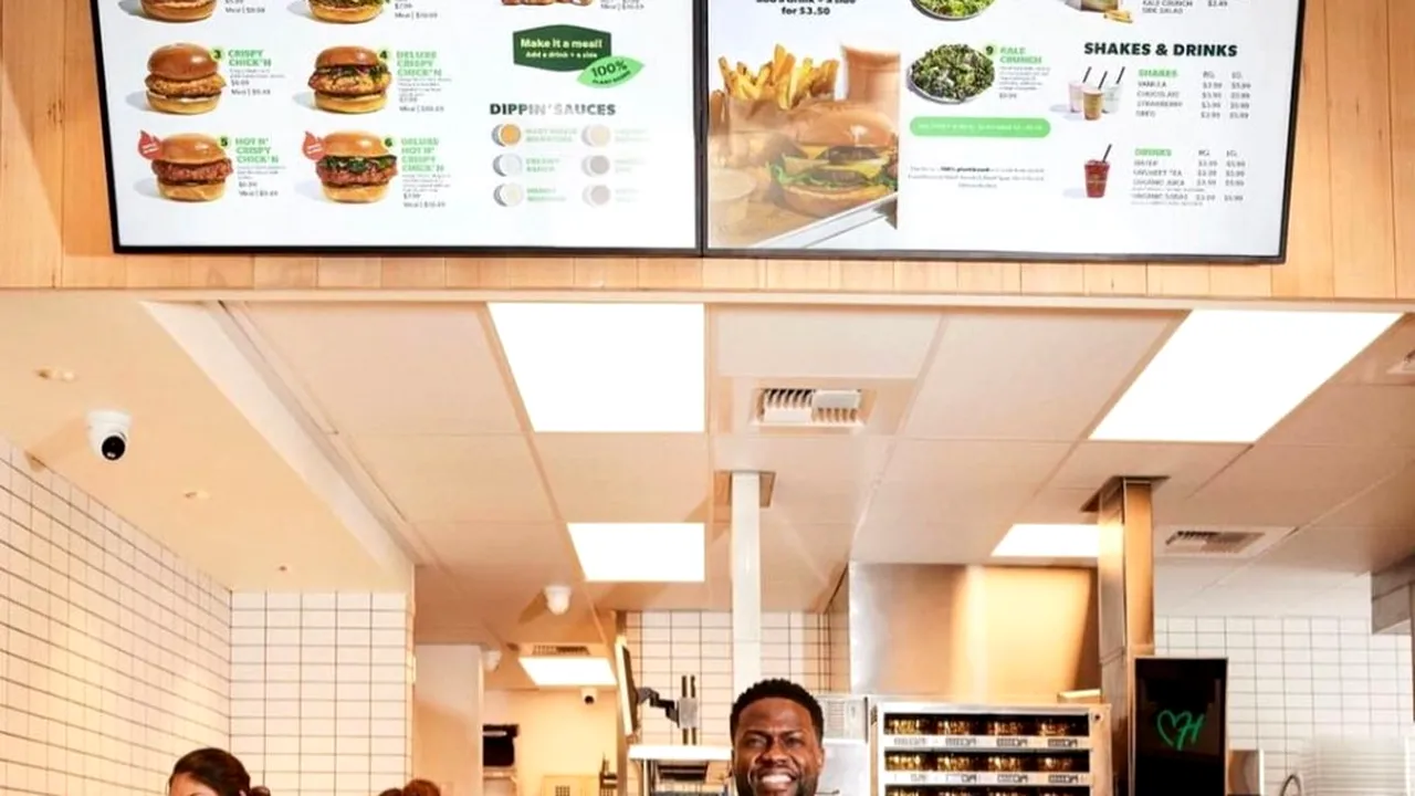 Kevin Hart deschide un lanţ de fast-food vegan