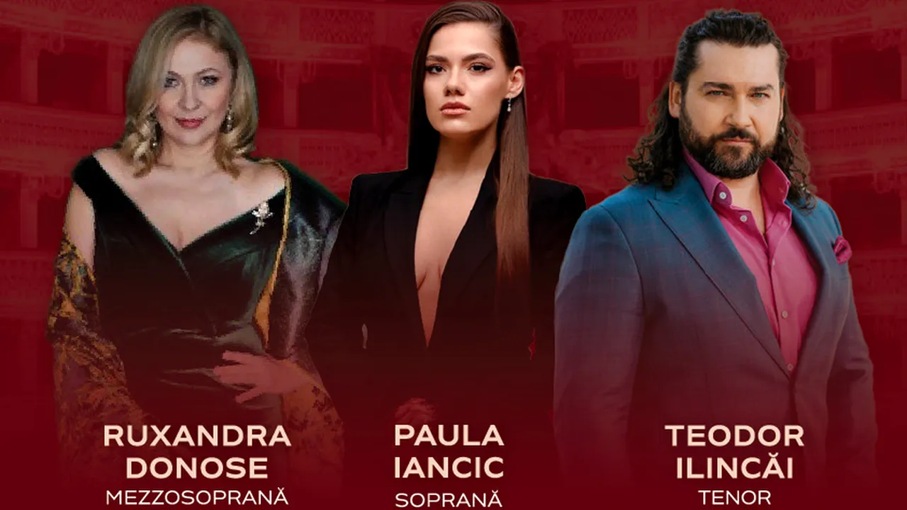Orchestra Operei Naționale București, pe scena Teatrului San Carlo din Napoli, într-o Gală de Operă