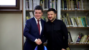 Nicușor Dan, discuție cu Zelenski: Pacea nu se poate construi fără Ucraina