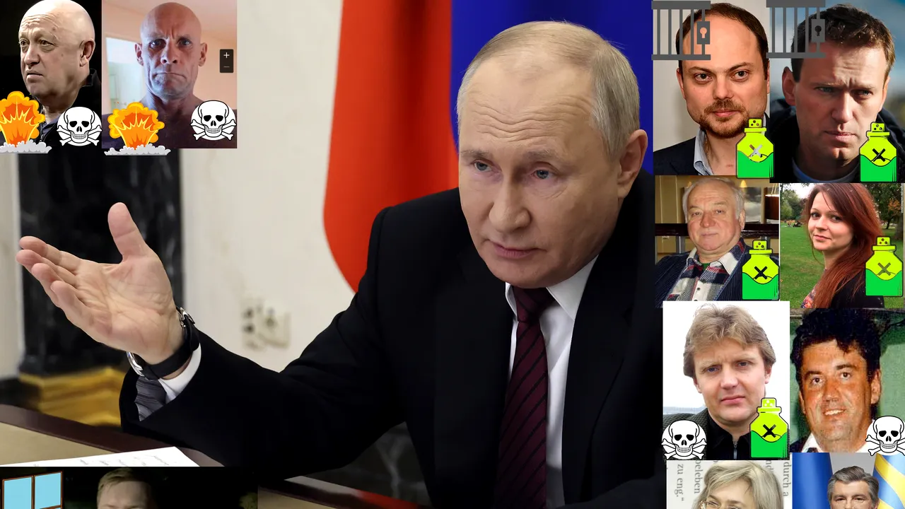 Prigojin nu este primul şi probabil nici ultimul adversar eliminat de Putin. Lista adversarilor eliminaţi de ,,ţarul de la Kremlin