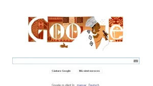 GOOGLE sărbătoreşte 81 de ani de la naşterea cântăreţei Miriam Makeba, printr-un logo special
