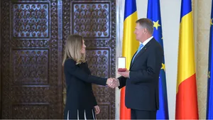 Simona Halep, decorată de Klaus Iohannis: 