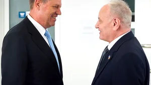 Preşedintele Klaus Iohannis l-a primit, la Suceava, pe Nicolae Timofti - FOTO