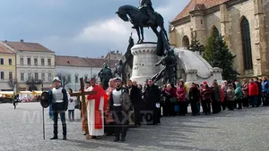 Cluj: Peste 100 de greco-catolici la procesiunea 