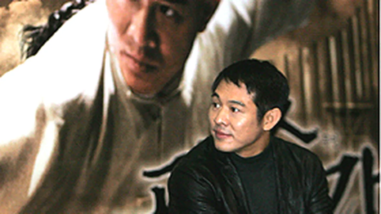 O fotografie a starului filmelor de acţiune Jet Li, 