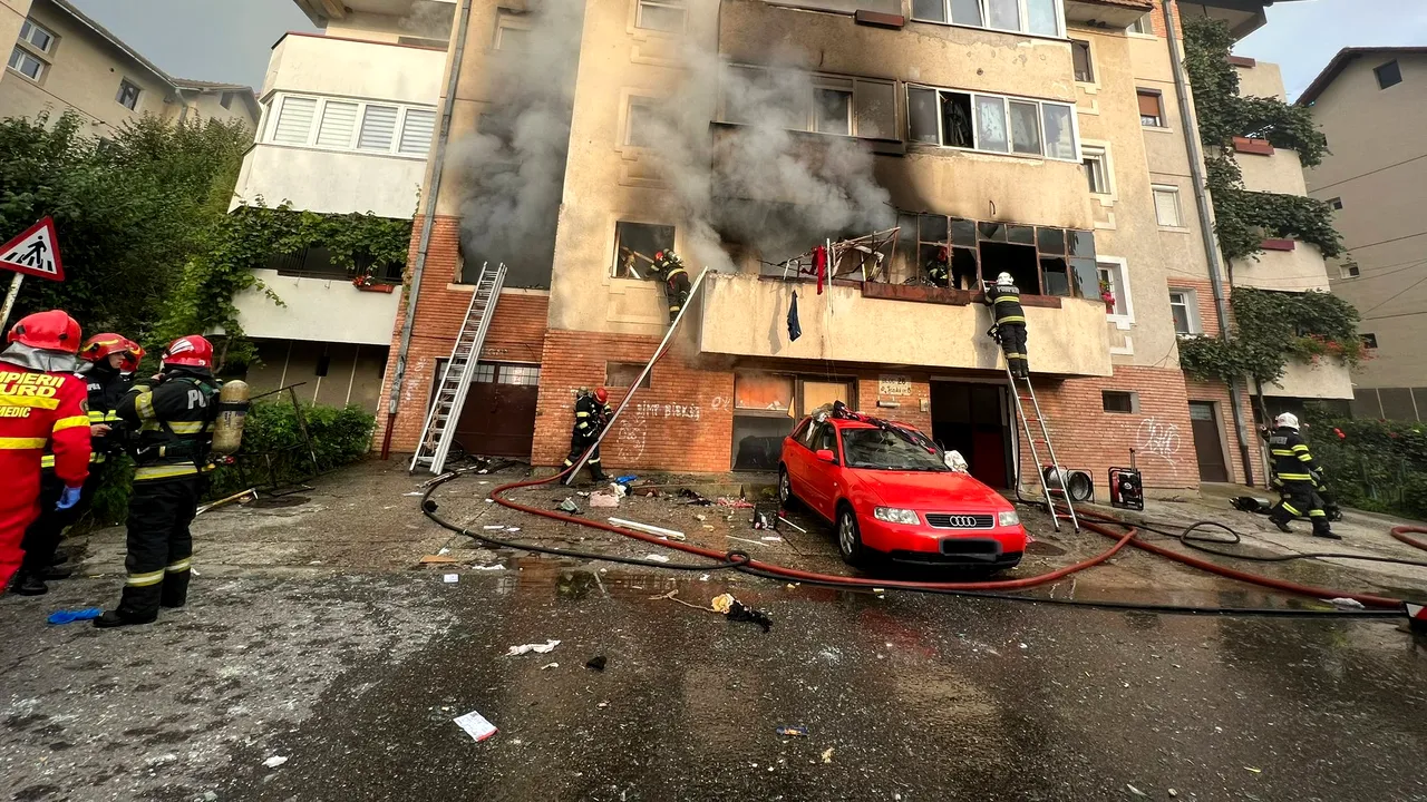 Explozie puternică într-un apartament din Sibiu. Două persoane au murit / Zeci de persoane au fost evacuate