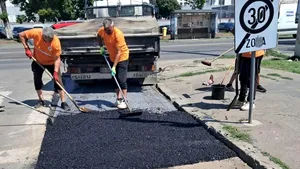 Societatea Infrastructură S5 S.A. a intervenit în zona străzii Vidului, la intersecție cu Șos. Alexandriei (P)