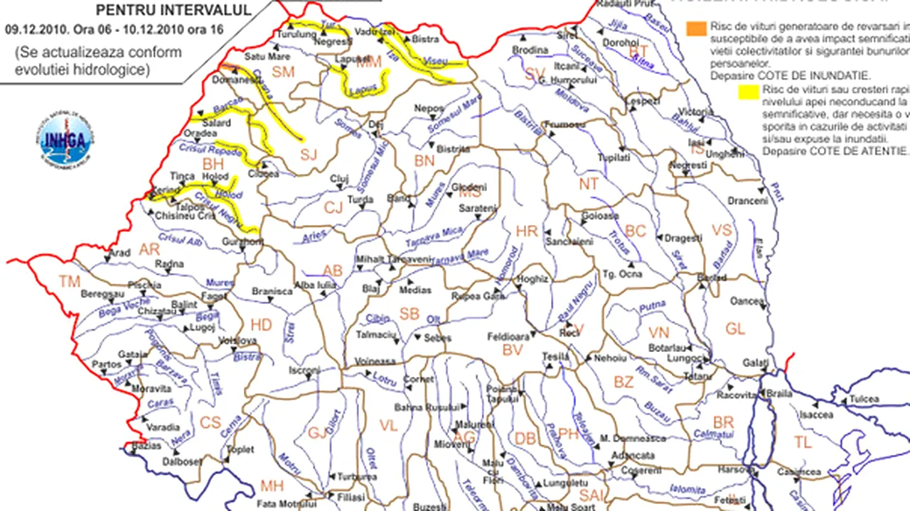 Romanian Hydrologists Issue Flood Warning For Danube