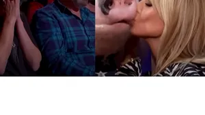 VIDEO Heidi Klum sărută un porc la „America's Got Talent
