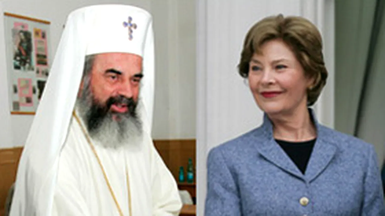 Patriarhia a anunţat anularea întâlnirii dintre Prefericitului Daniel şi Laura Bush