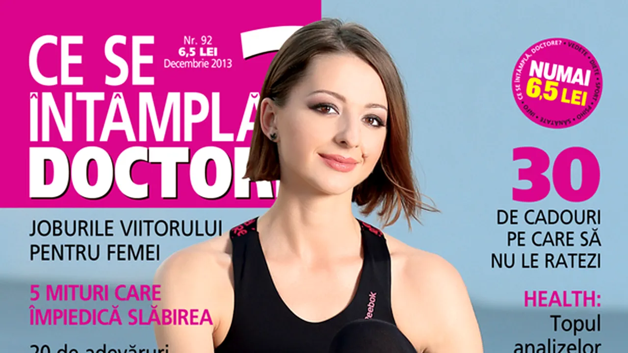 Ana Maria Brânză, cea mai bună spadasină a lumii, pe coperta “Ce se întâmplă, doctore?”
