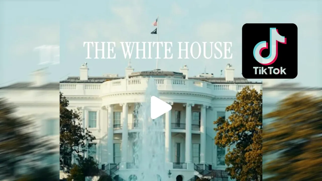 Casa Albă și-a făcut cont pe TikTok. Prima postare a lui Trump pentru utilizatorii din SUA