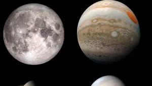 Spectacol pe cer la începutul lunii decembrie. Luna, Jupiter, Saturn şi Venus se aliniază