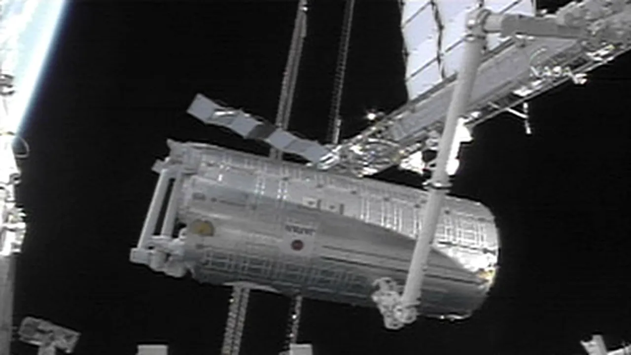 Laboratorul japonez Kibo, instalat pe ISS