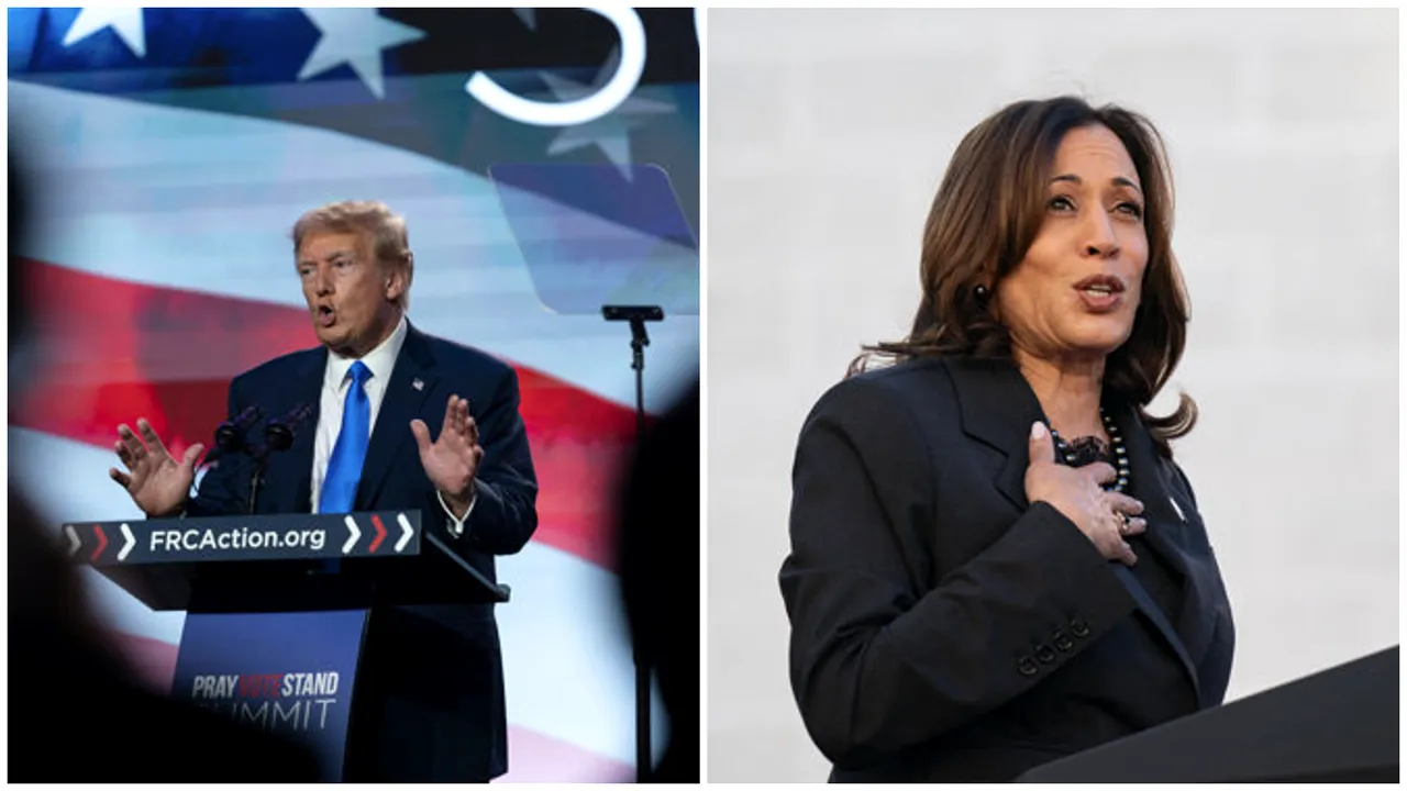 Kamala Harris îşi marchează cea de-a 60-a aniversare la biserică, Trump merge la McDonald's 