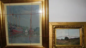 Două tablouri de Grigorescu şi Dărăscu furate din Deva au fost recuperate de poliţişti