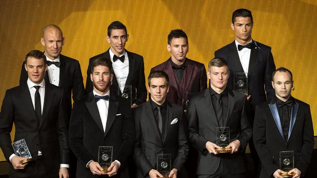 7 fotbalişti care ar fi putut câştiga Balonul de Aur dacă Messi şi Ronaldo n-ar fi existat