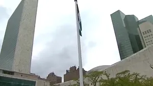 Moment istoric: Steagul palestinian, arborat la ONU, după ce Abbas a dezavuat acordurile cu Israelul - VIDEO