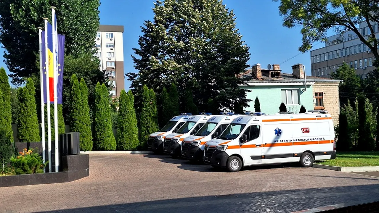 Deltamed a livrat primele 41 de ambulanţe în Republica Moldova