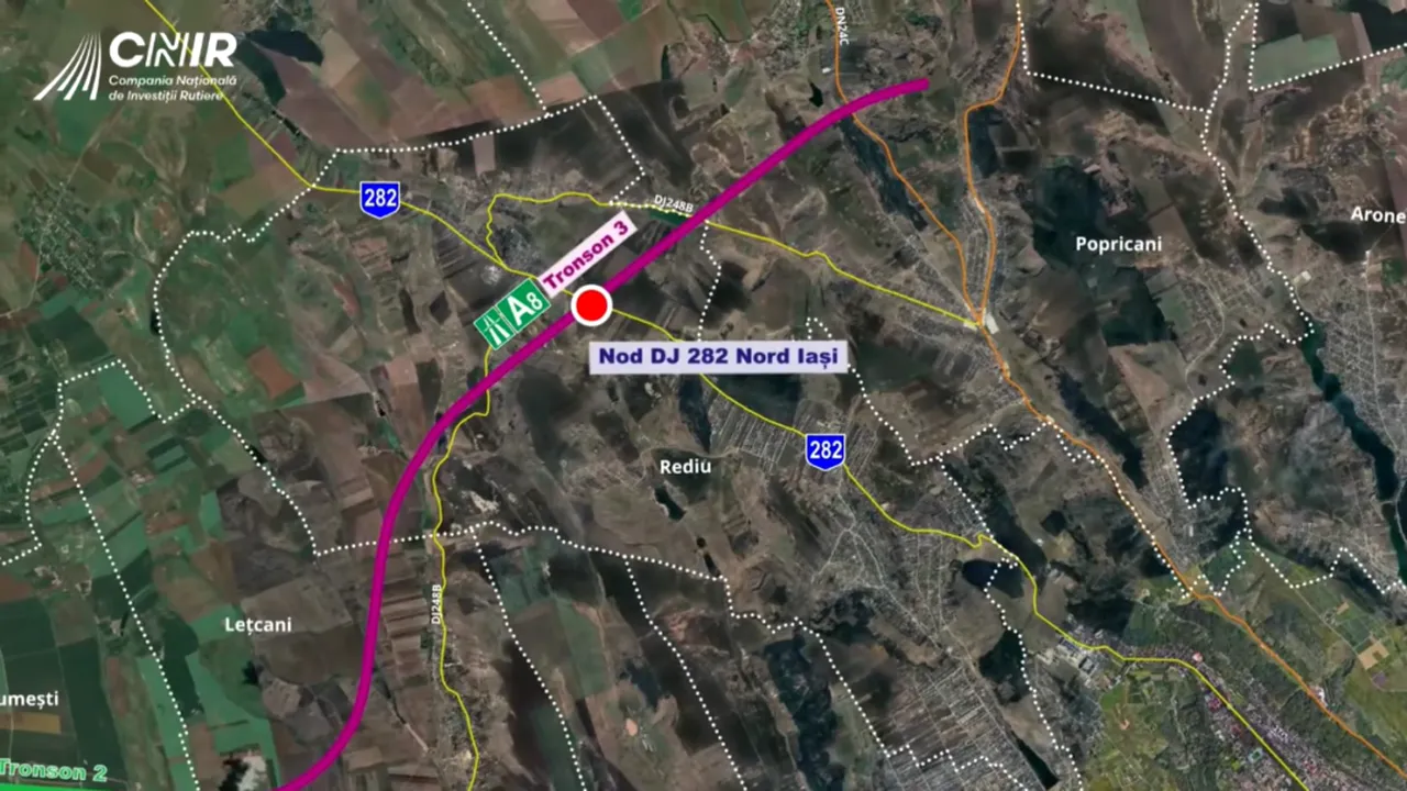 Pas înainte pentru Autostrada A8: constructor desemnat pe tronsonul care va ocoli Iașiul