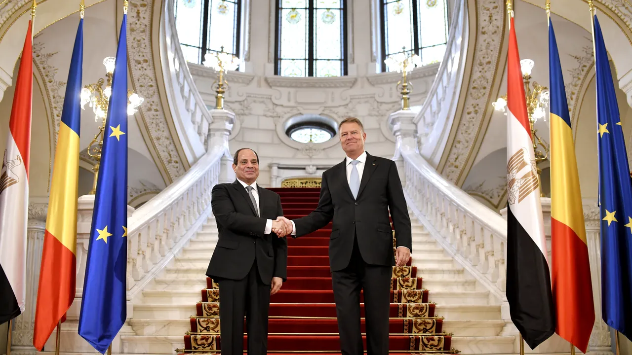 Iohannis, întâlnire cu preşedintele Egiptului: Acest ritm energic va stimula relaţia noastră
