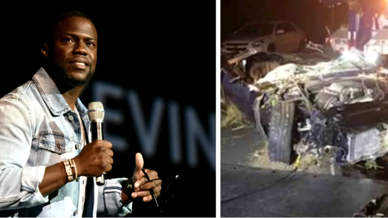 Noi detalii despre starea de sănătate a lui Kevin Hart. Un apropiat al vedetei, Dwayne Johnson, spune că actorul este „un om norocos