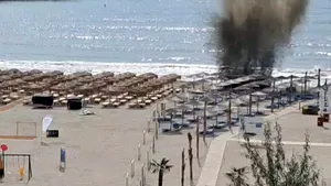 NEWS ALERT Drona găsită în Olimp a fost detonată pe plajă. Radu Miruță spune că nu a primit notificare privind detonarea