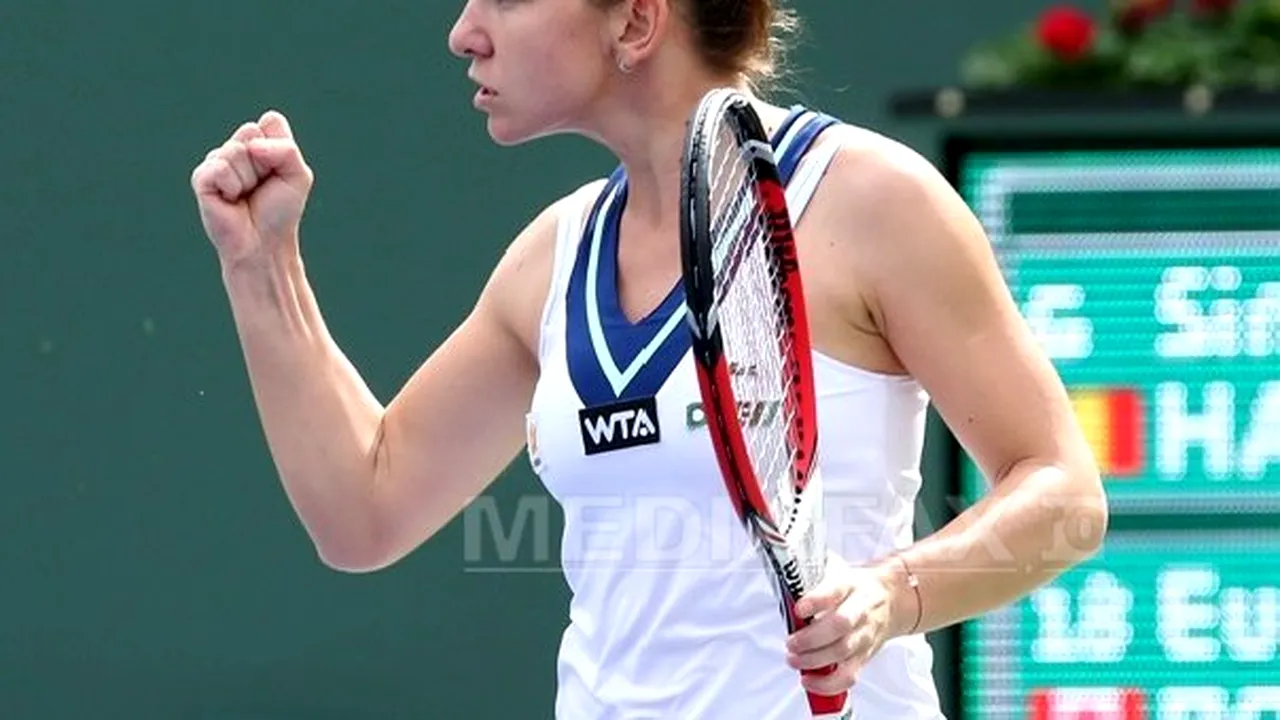 Simona Halep: Poate în turul următor o să joc mai bine. Românca va juca în sferturi cu Casey Dellacqua